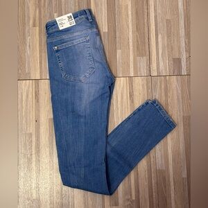 Zara Embrace Silhouettes Super Stretch Up Blue Denim
